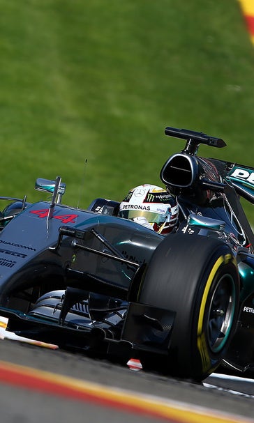 F1: Hamilton leads Mercedes 1-2 in qualifying at Spa